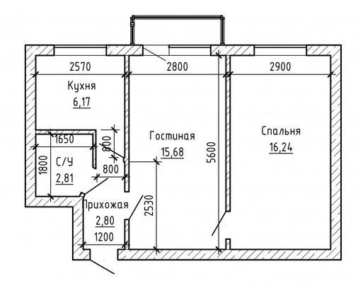 Продам двухкомнатную (2-комн.) квартиру, Баксанское ш, 6, Чегем г