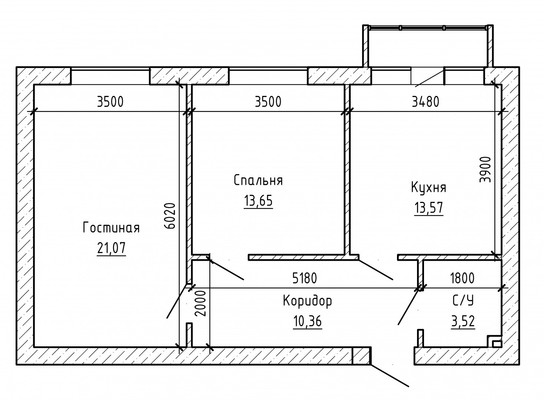 Продам двухкомнатную (2-комн.) квартиру, Шогенова ул, 55, Нальчик г