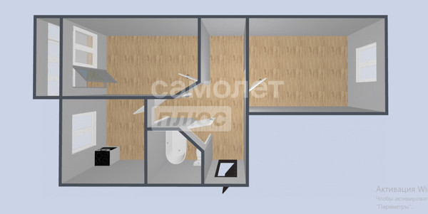 Сдам двухкомнатную (2-комн.) квартиру, Ленина ул, 16, Дунай п