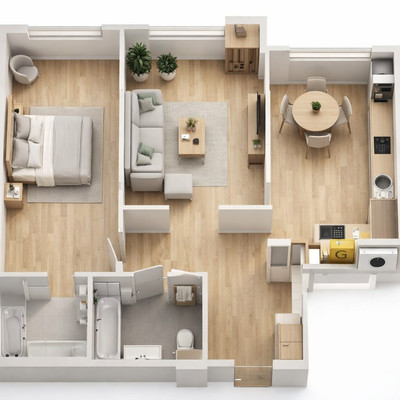 Продам двухкомнатную (2-комн.) квартиру, Ленинского Комсомола ул, 29, Рязань г