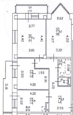 Продам трехкомнатную (3-комн.) квартиру, Киевская ул, 3А, Санкт-Петербург г