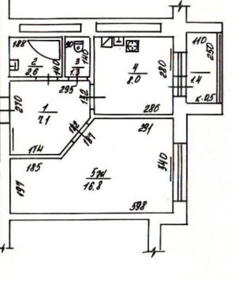Продам однокомнатную (1-комн.) квартиру, Маршала Борзова ул, 93В, Калининград г