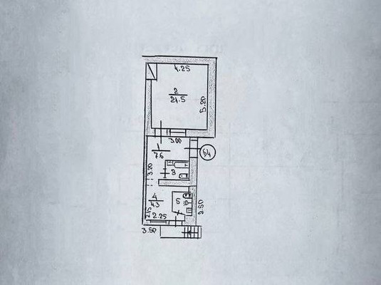 Продам однокомнатную (1-комн.) квартиру, Пушкина ул, 6, Симферополь г