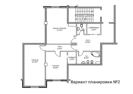 Продам двухкомнатную (2-комн.) квартиру, Басков пер, 2, Санкт-Петербург г