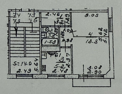 Продам однокомнатную (1-комн.) квартиру, Подольская ул, 6, Северово д