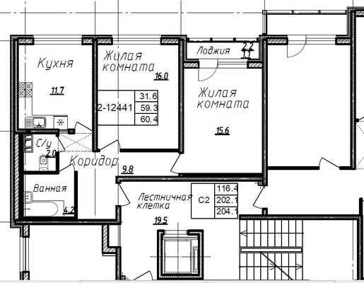Продам двухкомнатную (2-комн.) квартиру, Переведенская (Пулковское тер.) ул, 12к1, Шушары п