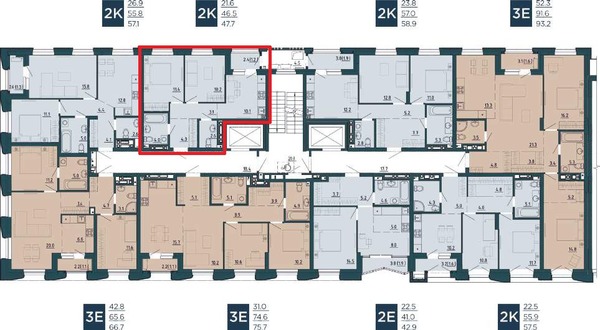 Продам двухкомнатную (2-комн.) квартиру (долевое), Газеты Звезда ул, 5, Пермь г