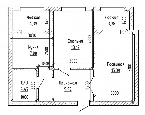 Продам двухкомнатную (2-комн.) квартиру, Эльбрусская ул, 1кб, Нальчик г