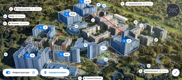 Продам однокомнатную (1-комн.) квартиру (долевое), Куприна пр-кт, 13, Сосенское п