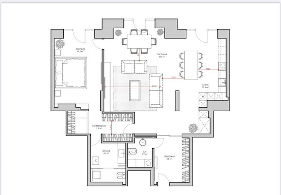 Сдам двухкомнатную (2-комн.) квартиру, Федосеевская ул, 38, Казань г