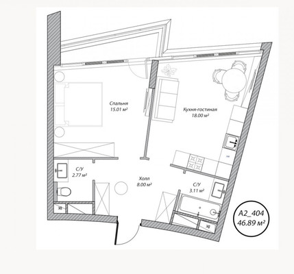 Продам двухкомнатную (2-комн.) квартиру, 5-я Мякининская ул, 20, Москва г