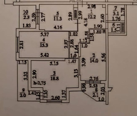 Продам трехкомнатную (3-комн.) квартиру, Дзержинского пр-кт, 232, Новороссийск г