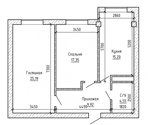 Продам двухкомнатную (2-комн.) квартиру, Московская ул, 14, Нальчик г