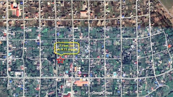 Продам участок 8,11 соток, ИЖС, Калинина ул, 16, Молдаванское с, 0 км от города