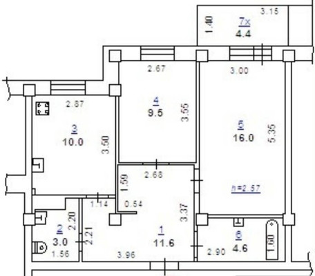 Продам двухкомнатную (2-комн.) квартиру, Лелюшенко ул, 15г, Ростов-на-Дону г
