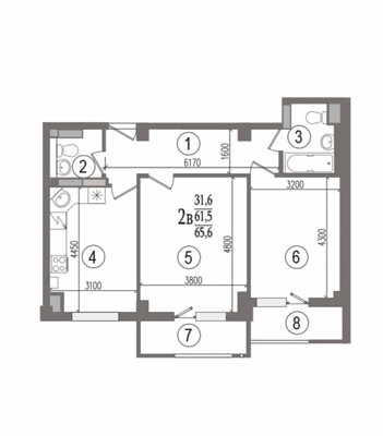 Продам двухкомнатную (2-комн.) квартиру, Дзюбанова ул, 11, Симферополь г