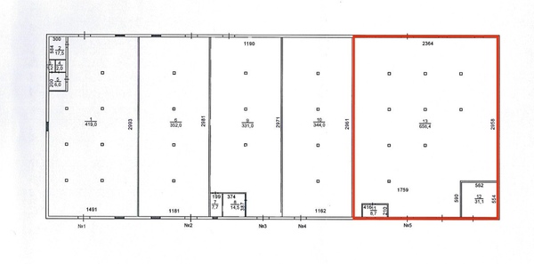 Сдам склад 698,2 м2, Ленина ул, 2а/6, Березовский г