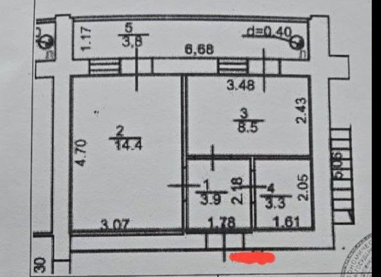 Продам однокомнатную (1-комн.) квартиру, Чернякова ул, 3, Йошкар-Ола г