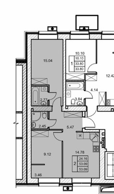 Продам двухкомнатную (2-комн.) квартиру, Азата Аббасова ул, 16, Казань г