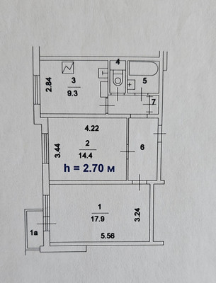 Продам двухкомнатную (2-комн.) квартиру, Южнобутовская ул, 101, Москва г