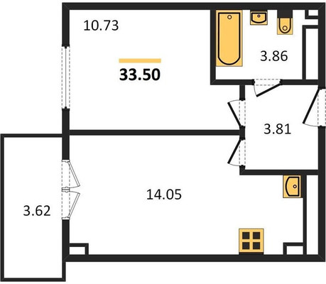 Продам однокомнатную (1-комн.) квартиру, Ремесленная ул, 15, Санкт-Петербург г
