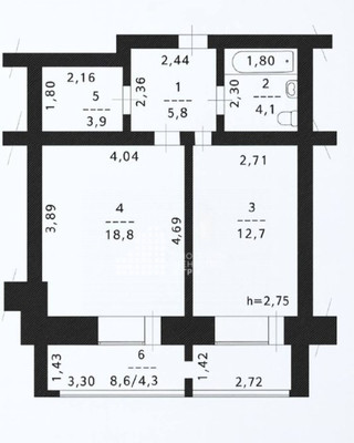 Продам однокомнатную (1-комн.) квартиру, Кирова ул, 35, Ханты-Мансийск г