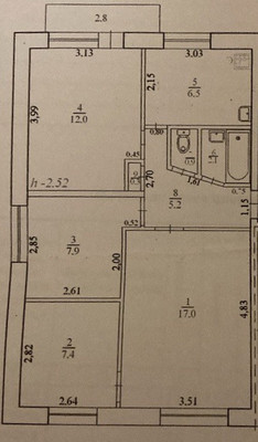 Продам многокомнатную квартиру, Корушина ул, 11, Ишим г
