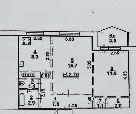 Продам двухкомнатную (2-комн.) квартиру, Красноармейская ул, 240/115, Ростов-на-Дону г