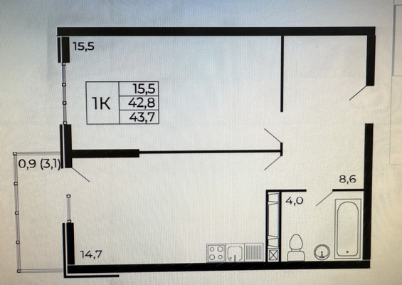 Продам двухкомнатную (2-комн.) квартиру, Назарько ул, 4, Ростов-на-Дону г