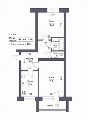 Продам двухкомнатную (2-комн.) квартиру, Хусаина Мавлютова ул, 35, Казань г