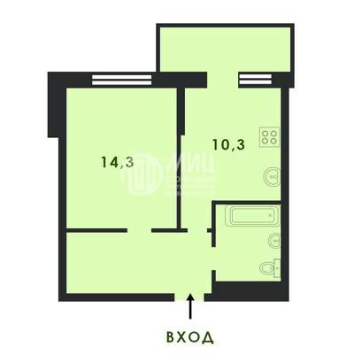 Продам однокомнатную (1-комн.) квартиру, Долгопрудная аллея, 15к4, Москва г