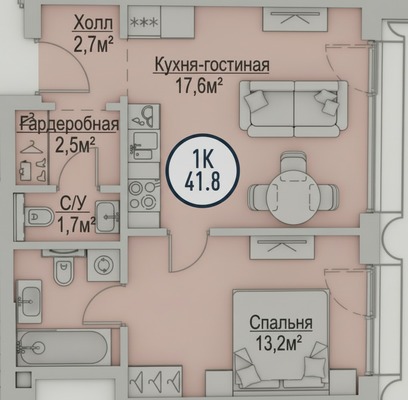 Продам однокомнатную (1-комн.) квартиру, Волгоградский пр-кт, 32/5к2, Москва г
