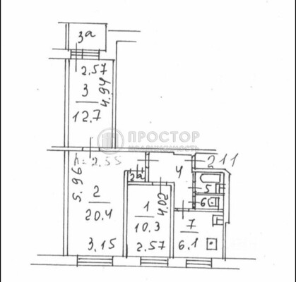 Продам трехкомнатную (3-комн.) квартиру, Каширское ш, 116к2, Москва г