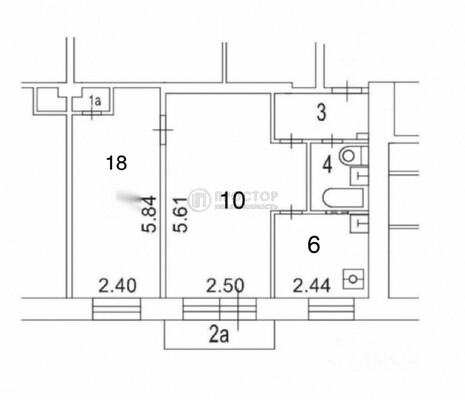 Продам двухкомнатную (2-комн.) квартиру, Иерусалимская ул, 2, Москва г