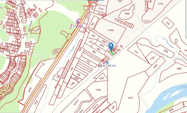 Продам участок 20,42 соток, ИЖС, 163 км ул, 2к2, Екатериновка с, 0 км от города