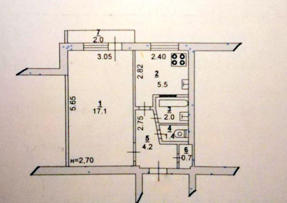 Продам однокомнатную (1-комн.) квартиру, Туполева ул, 20, Ростов-на-Дону г