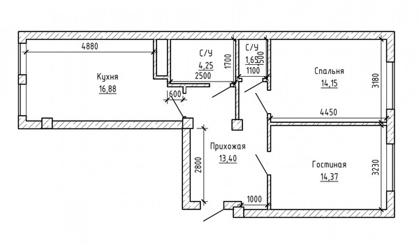 Продам двухкомнатную (2-комн.) квартиру, Тарчокова ул, 33, Нальчик г