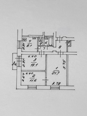 Продам трехкомнатную (3-комн.) квартиру, Ленинский пр-кт, 71, Москва г