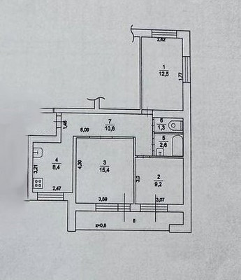 Продам трехкомнатную (3-комн.) квартиру, Андропова ул, 93, Ступино г