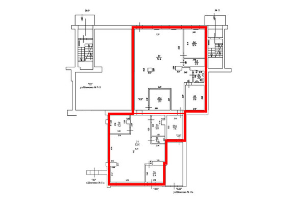 Продам торговое помещение 192,3 м2, Шевченко ул, 11а, Калининград г