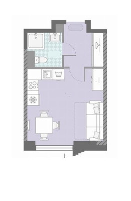 Продам однокомнатную (1-комн.) квартиру (долевое), СНТ Фронтовики ЮЗАО тер, Марушкино д