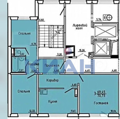 Продам трехкомнатную (3-комн.) квартиру, Елены Стасовой ул, 48Д, Красноярск г