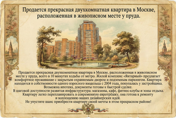 Продам двухкомнатную (2-комн.) квартиру, Лавочкина ул, 34, Москва г