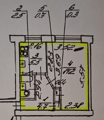 Продам однокомнатную (1-комн.) квартиру, Танкиста Хрустицкого ул, 114, Санкт-Петербург г