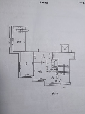 Продам трехкомнатную (3-комн.) квартиру, Камышовая ул, 54к1, Санкт-Петербург г