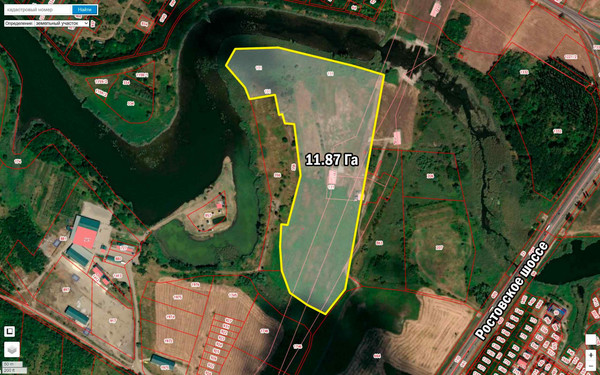 Продам участок 11,9 соток, Фермерское хоз., Ростовское шоссе ул, Кореновск г, 0 км от города