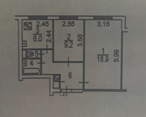 Продам двухкомнатную (2-комн.) квартиру, Мусоргского ул, 1а, Москва г
