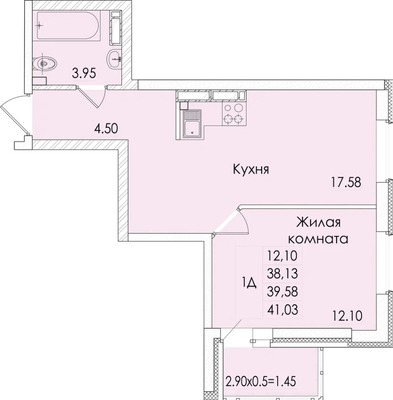 Продам однокомнатную (1-комн.) квартиру, Сиверса пр-кт, 12Д, Ростов-на-Дону г
