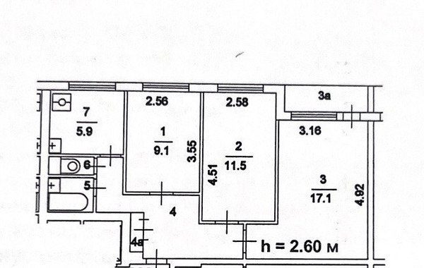 Продам трехкомнатную (3-комн.) квартиру, Черноморский б-р, 4, Москва г