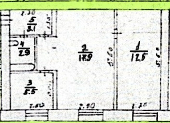 Продам двухкомнатную (2-комн.) квартиру, 2-й Строительный пер, 4, Октябрьский рп